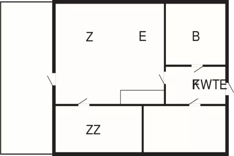 4-6 pers.Hus-Plattegrond
