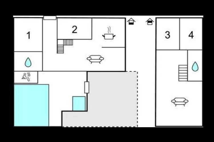 4 sterren vakantie huis in Asperup-Plattegrond
