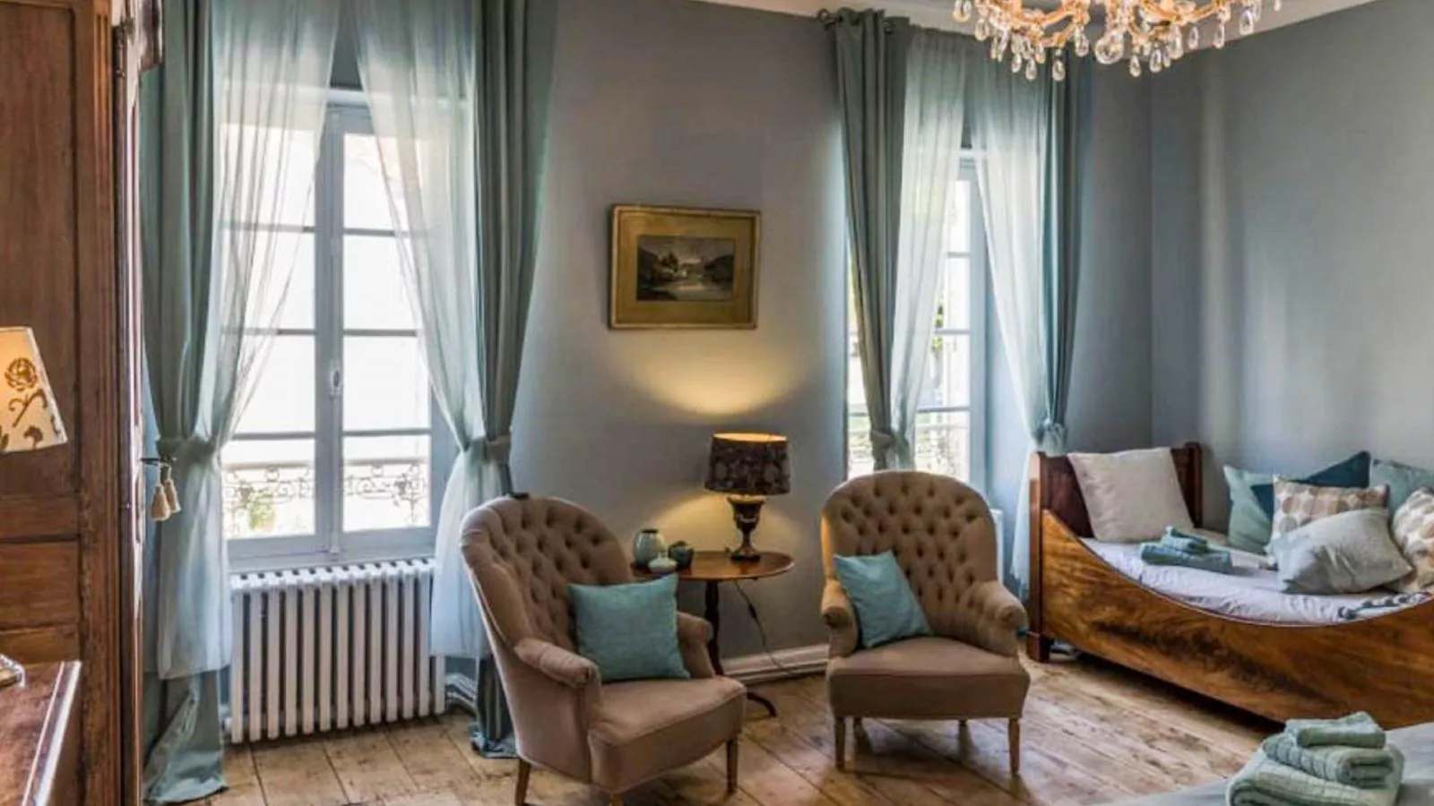 Gîte Côté Rivière-Woonkamer