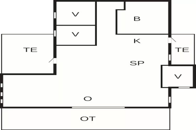 Ruim toevluchtsoord in Rendbjerg-By Traum-Plattegrond