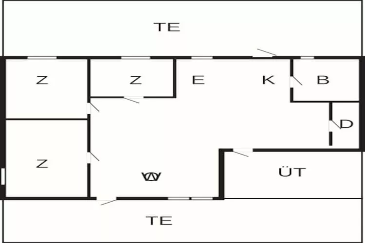 8 persoons vakantie huis in Frederiksværk-Plattegrond