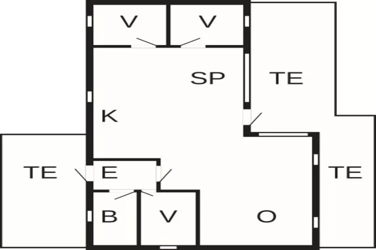 6 persoons vakantie huis in Fjerritslev-Plattegrond