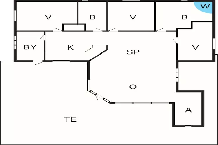Sereen duinzichtverblijf-By Traum-Plattegrond