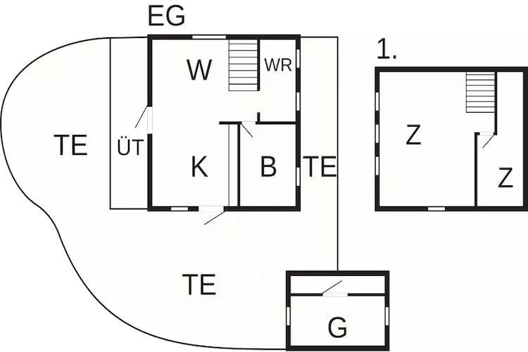 6 persoons vakantie huis in Rømø-Plattegrond