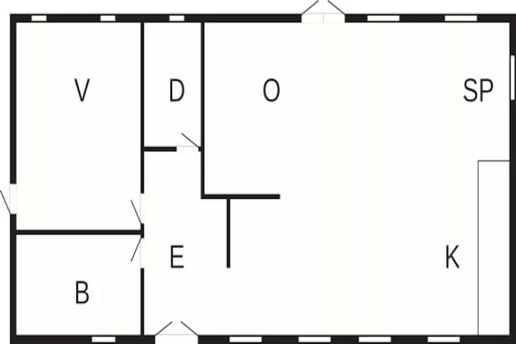 6 persoons vakantie huis in Varde-Plattegrond