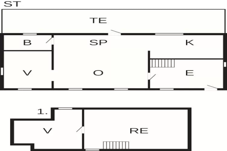 4 persoons vakantie huis in Tranekær-Plattegrond