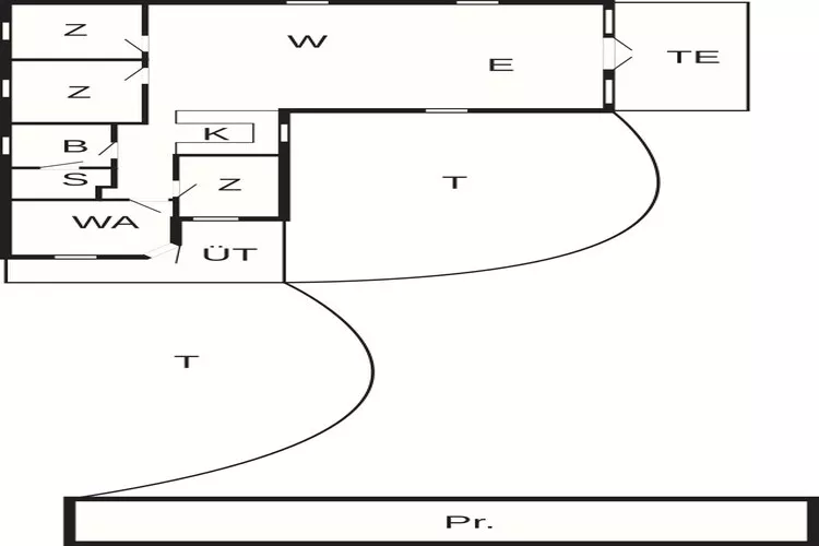 Afgelegen toevluchtsoord in Koldkaer -- By Traum Ferienwohnungen-Plattegrond