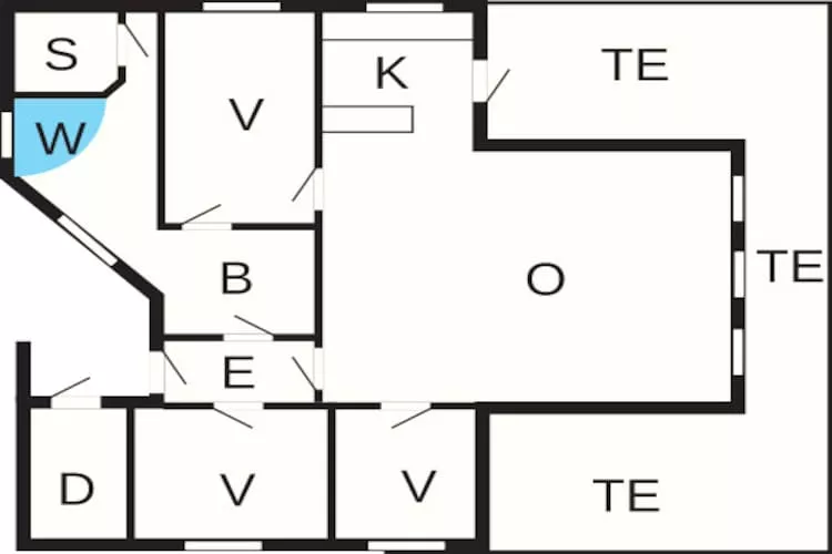 6 persoons vakantie huis in Spøttrup-By Traum-Plattegrond