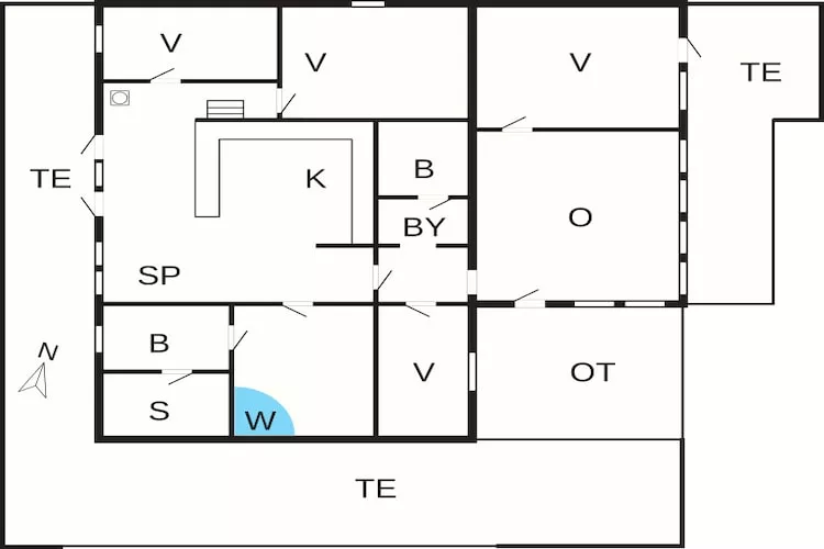 10 persoons vakantie huis in Harboøre-By Traum-Plattegrond