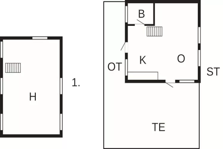 6 persoons vakantie huis in Aakirkeby-By Traum-Plattegrond