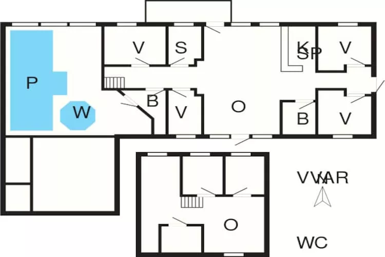 14 persoons vakantie huis in Løgstør-By Traum-Plattegrond