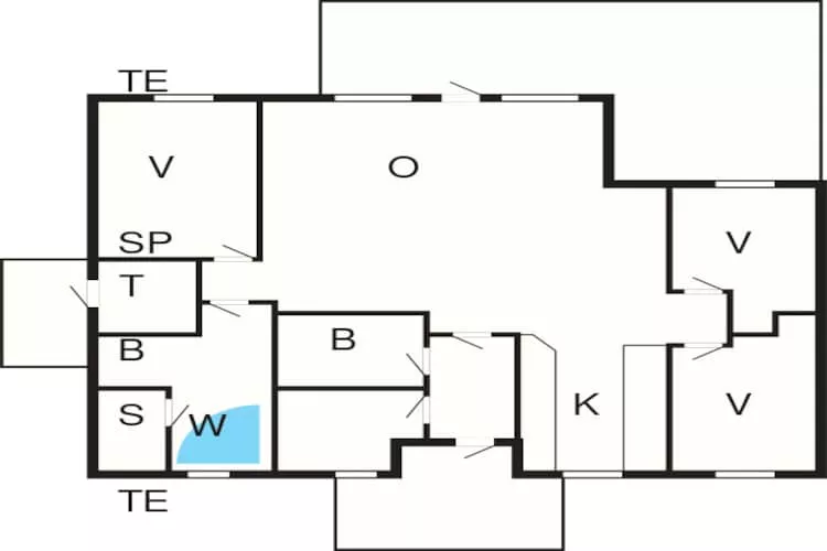 LØJT FERIECENTER-Plattegrond