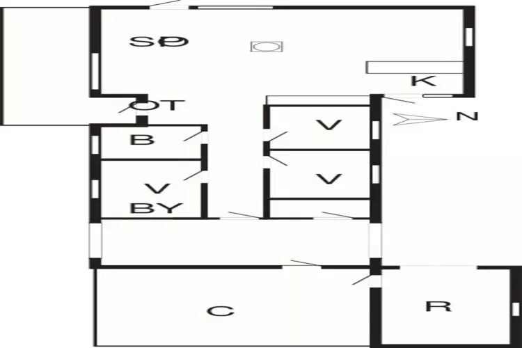 6 persoons vakantie huis in Løkken-By Traum-Plattegrond
