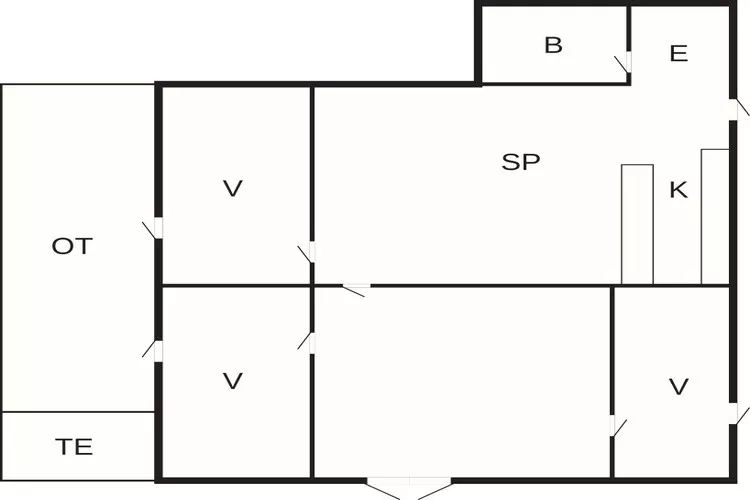 6 persoons vakantie huis in Gilleleje-By Traum-Plattegrond
