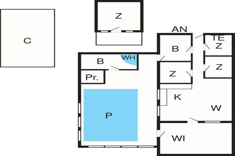Luxe retraite met zwembad -- By Traum Ferienwohnungen-Plattegrond
