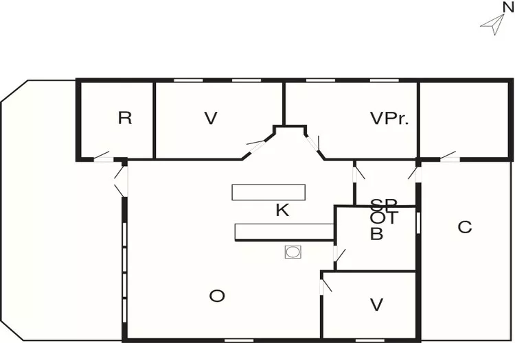 Luxe strandhuis met spa -- By Traum Ferienwohnungen-Plattegrond
