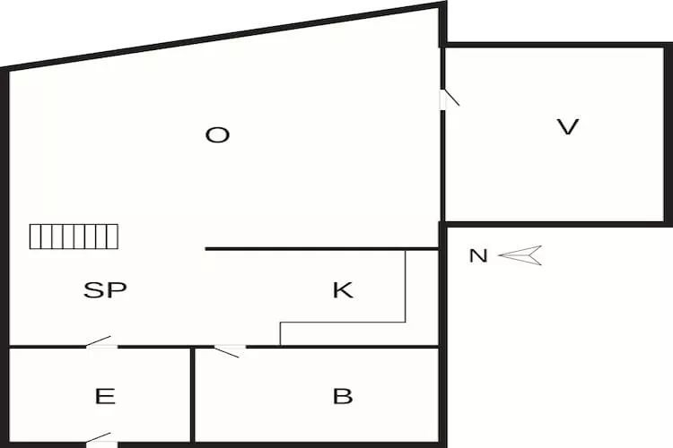 4 persoons vakantie huis in Thyborøn-By Traum-Plattegrond