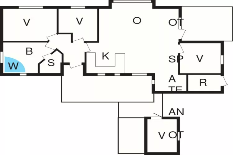 Licht strandhuis met sauna -- By Traum Ferienwohnungen-Plattegrond