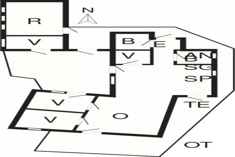Moderne retraite in Lokken -- By Traum Ferienwohnungen-Plattegrond