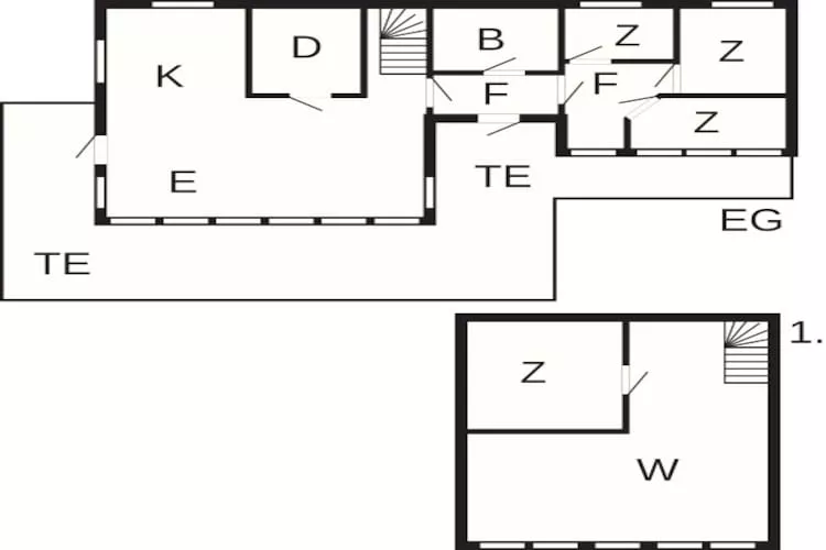 6 persoons vakantie huis in Kvalsund-Plattegrond