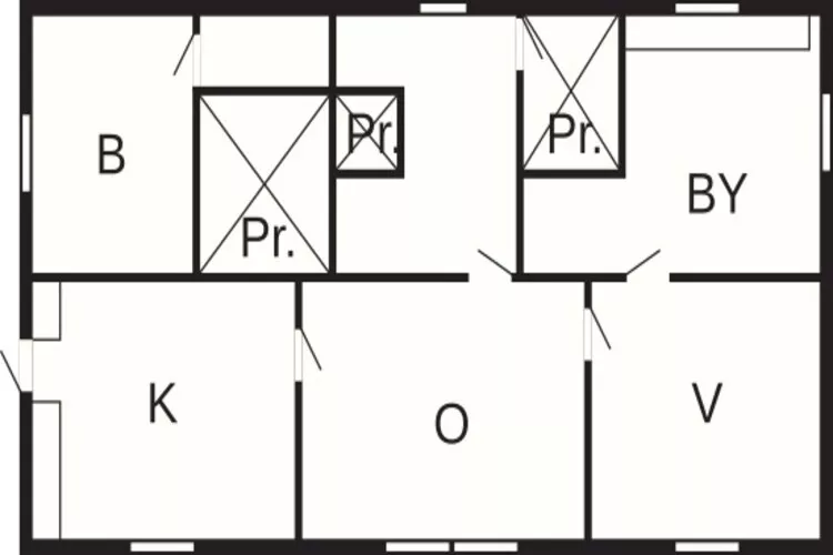 4 persoons vakantie huis in KUNGSHAMN-Plattegrond