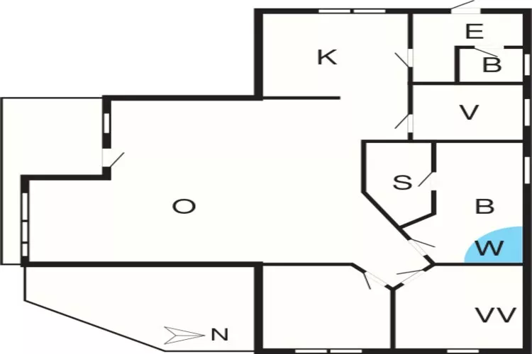 6 persoons vakantie huis in Vestervig-By Traum-Plattegrond