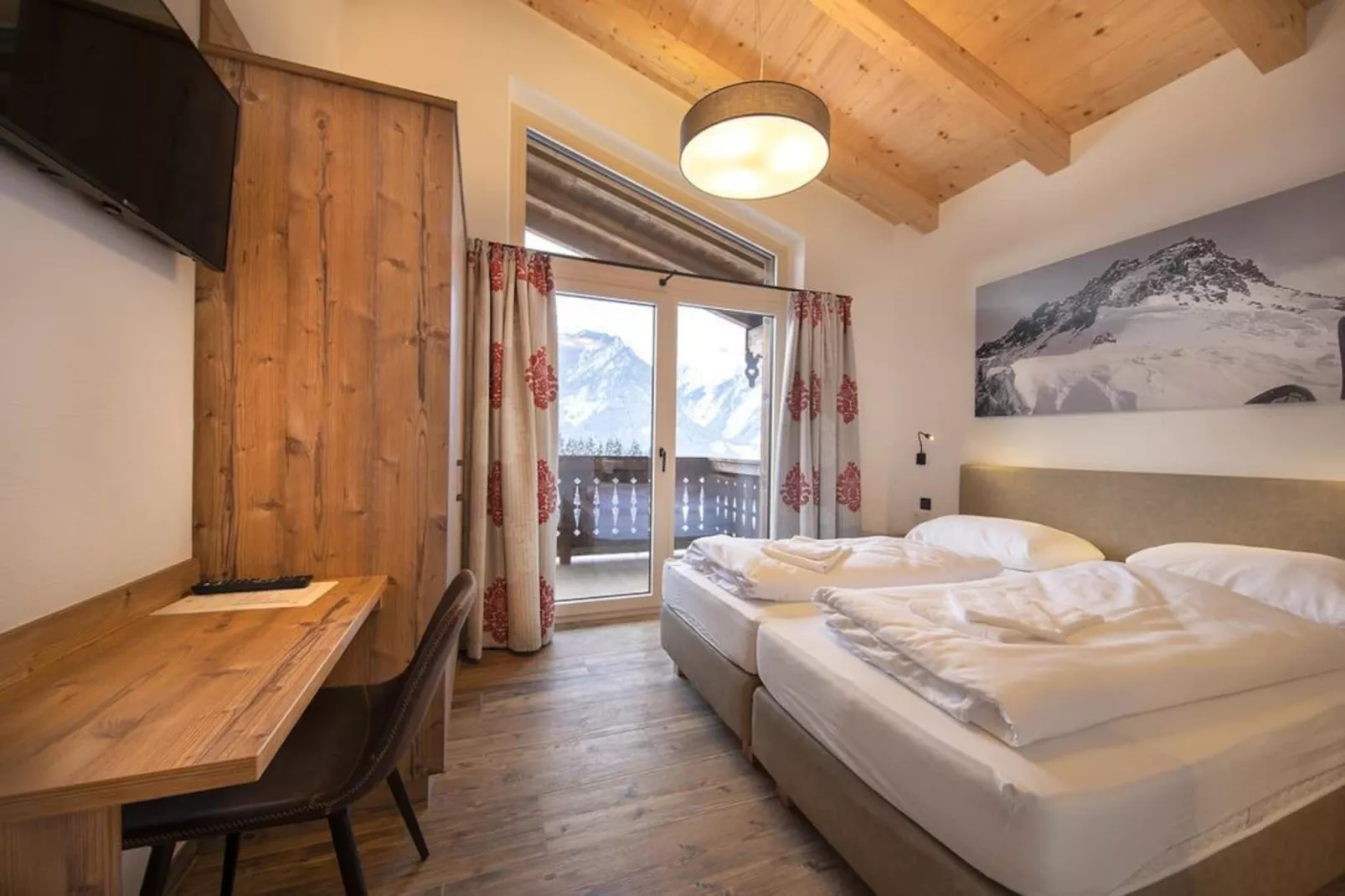 Nationalpark Chalet Lasörling-Slaapkamer