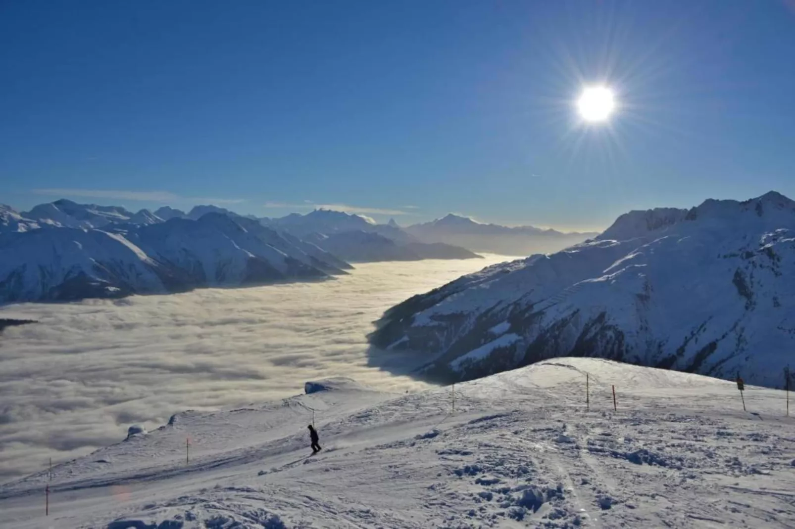 Bel Air-Gebied winter 5km