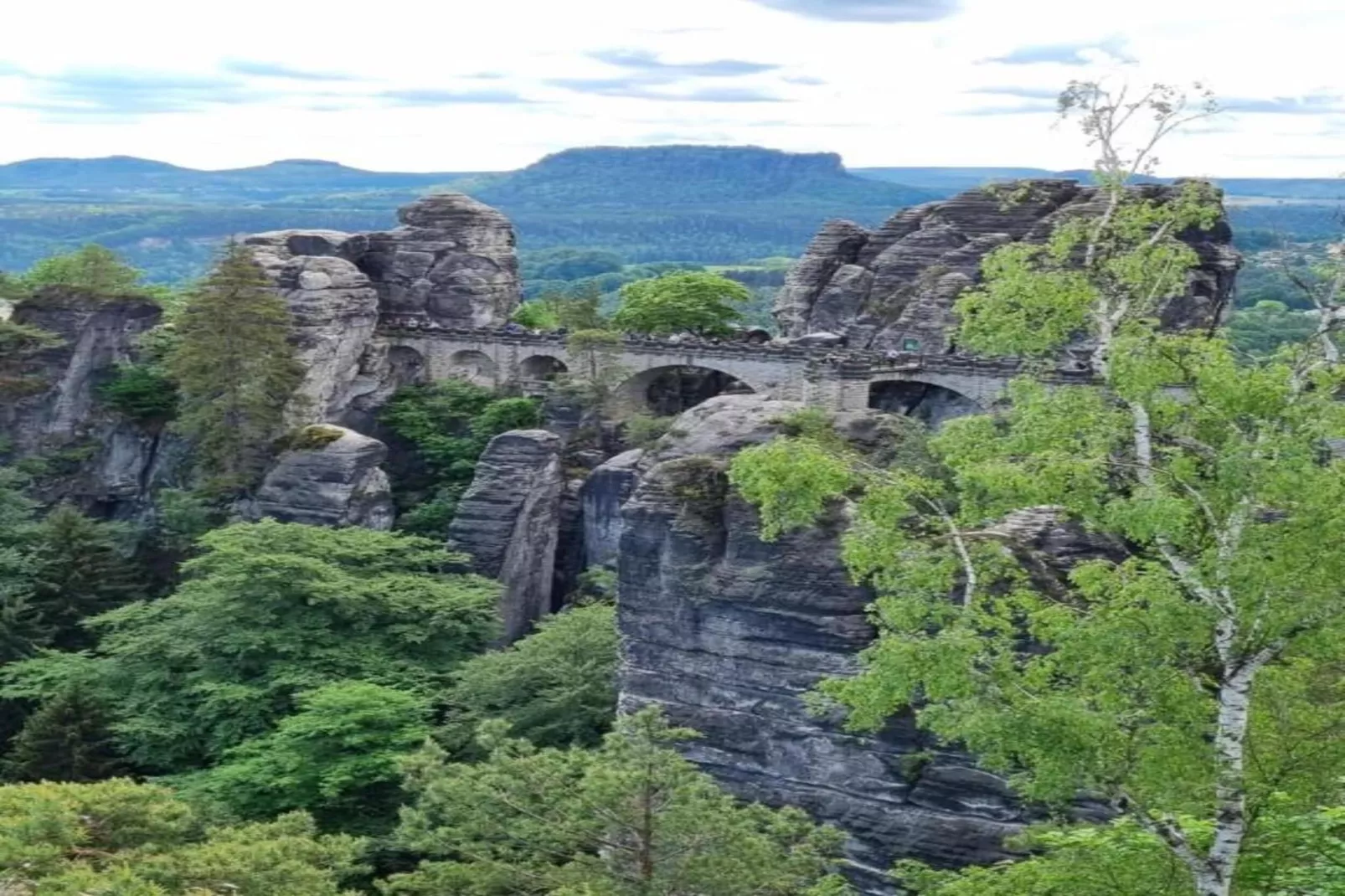 Lichtenhain-Gebieden zomer 5km