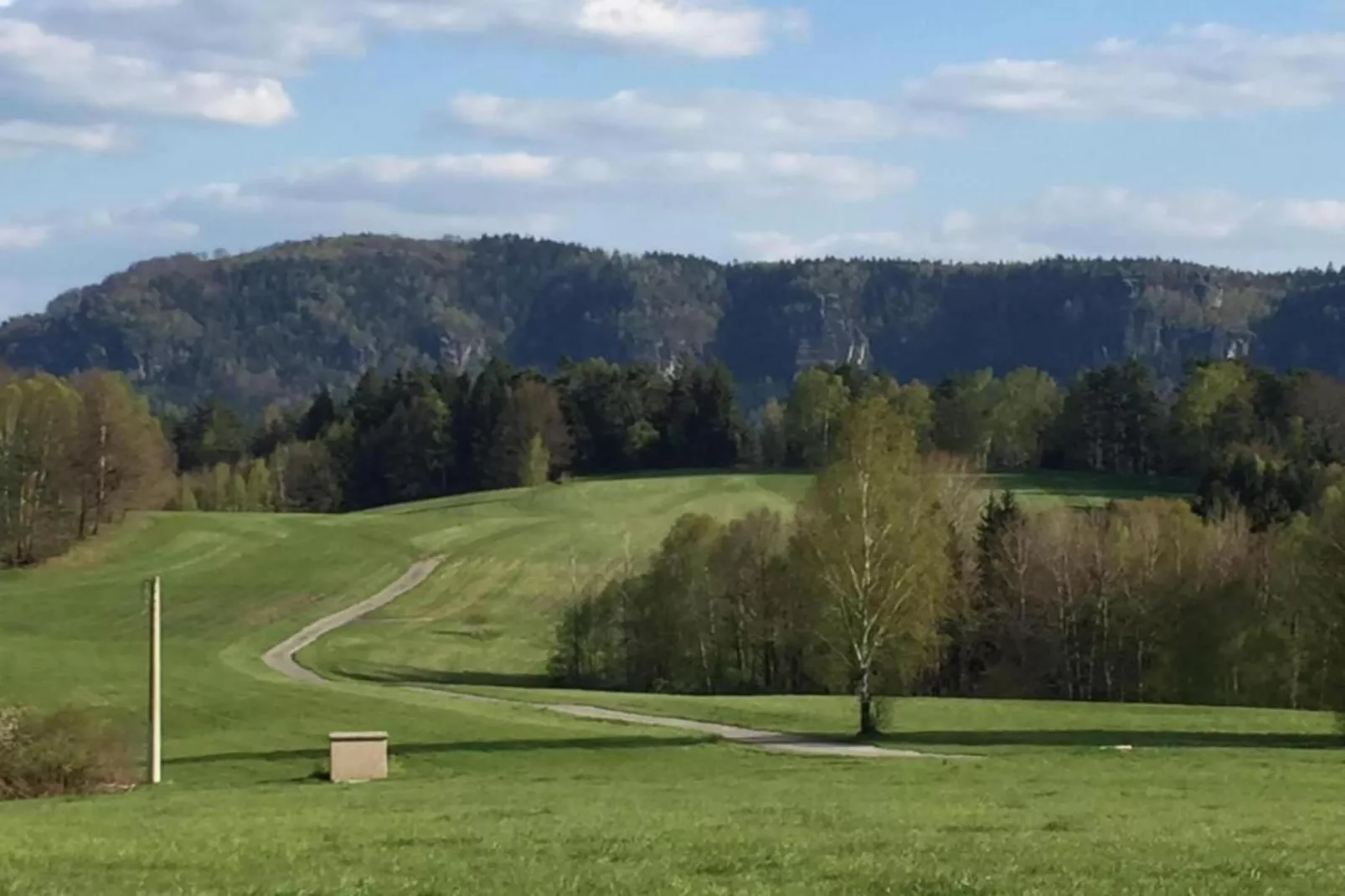 Sächsische Schweiz-Gebieden zomer 5km