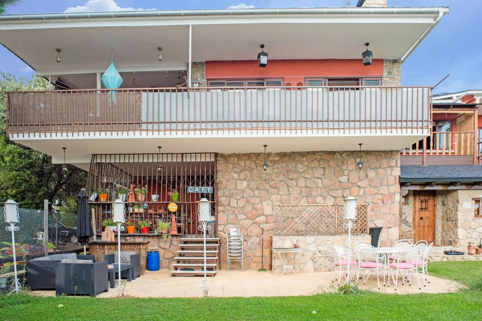 Gran jardín piscina y Spa - Galapagar III-Terrasbalkon