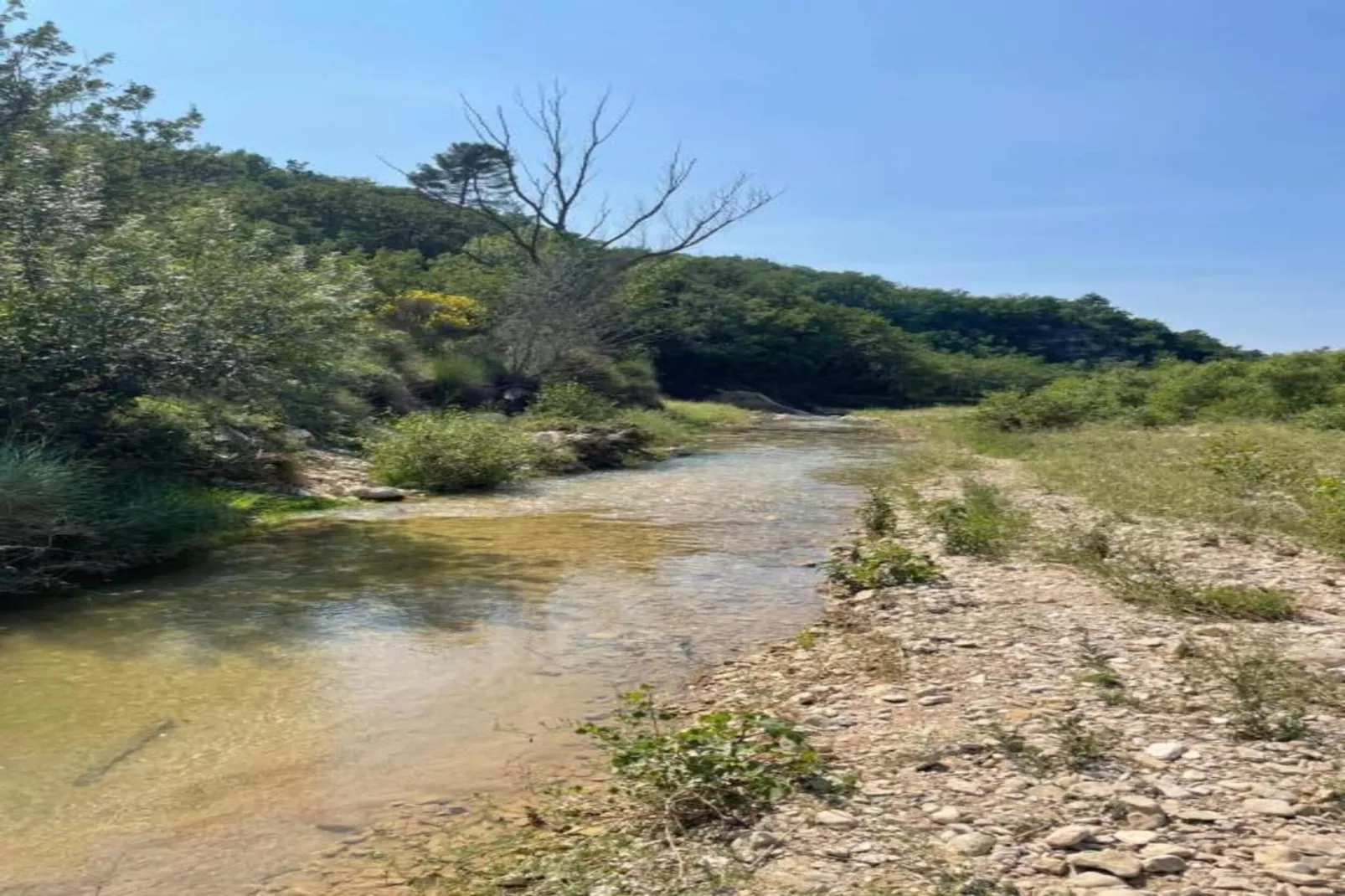 Luberon-Gebieden zomer 20km