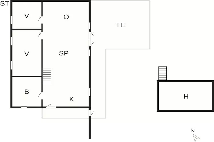6 persoons vakantie huis in Løgstør-By Traum-Plattegrond