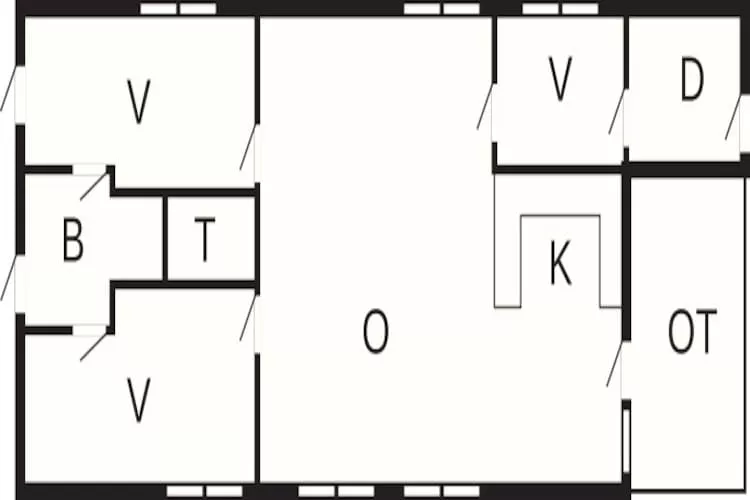 8 persoons vakantie huis in Kirke Hyllinge-Plattegrond