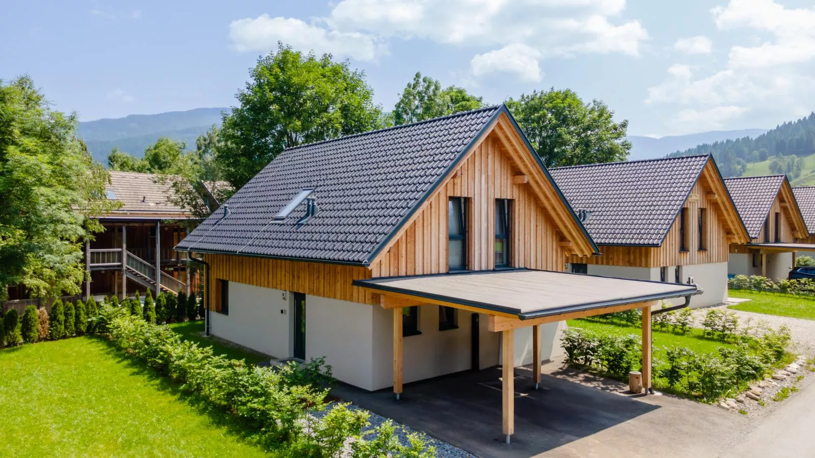Mountain Chalet Arnica-Buitenkant zomer