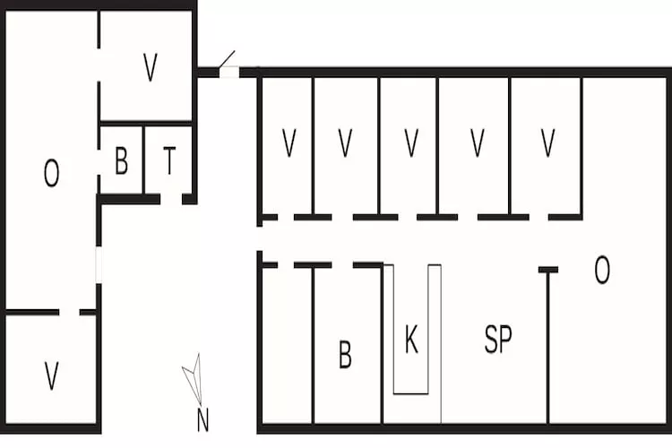 14 persoons vakantie huis in Rømø-By Traum-Plattegrond