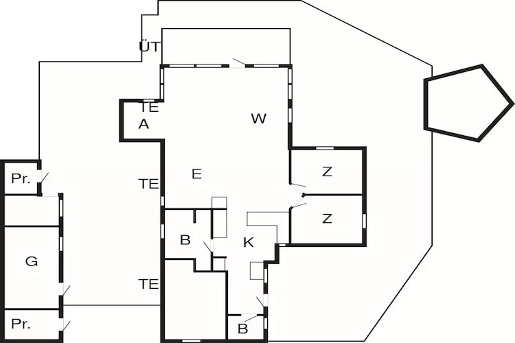 4 sterren vakantie huis in Sjølund-By Traum-Plattegrond
