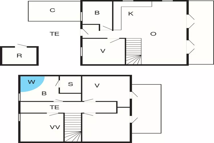 Luxe Spa Retreat in Gjern -- By Traum Ferienwohnungen-Plattegrond
