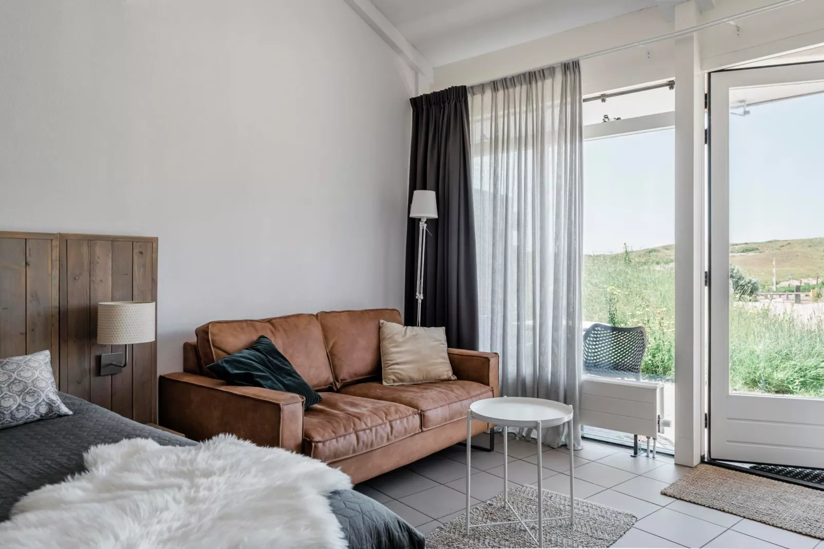 Duynsuites aan zee-Woonkamer