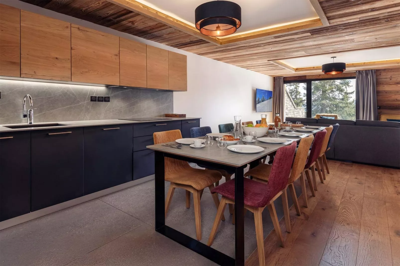 Apartment No 1 4-room duplex  2 cabins
