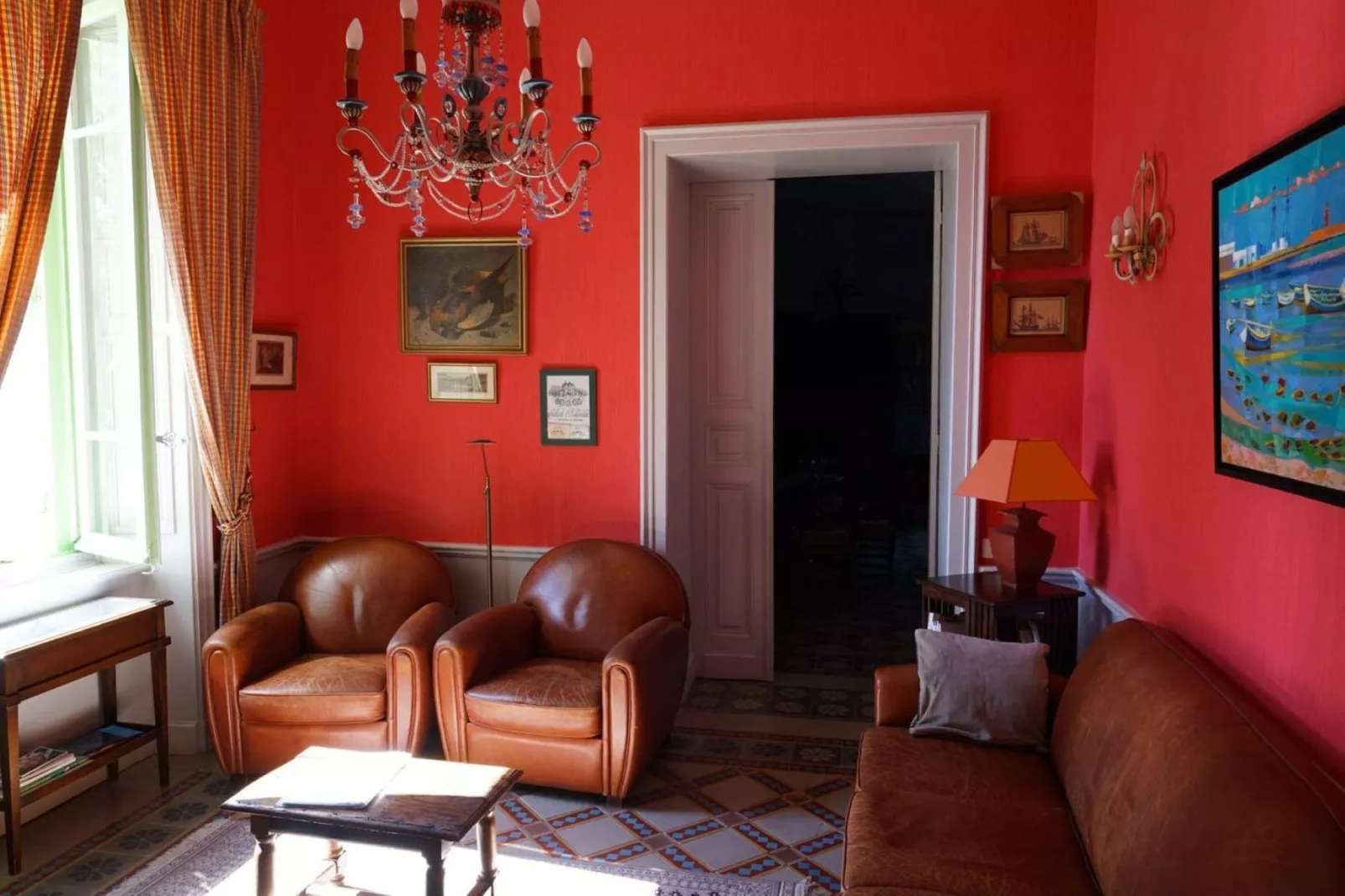 Maison de Maitre avec piscine-Woonkamer