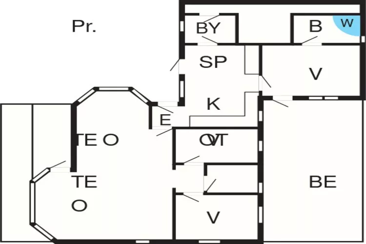 9 persoons vakantie huis in Sæby-Plattegrond