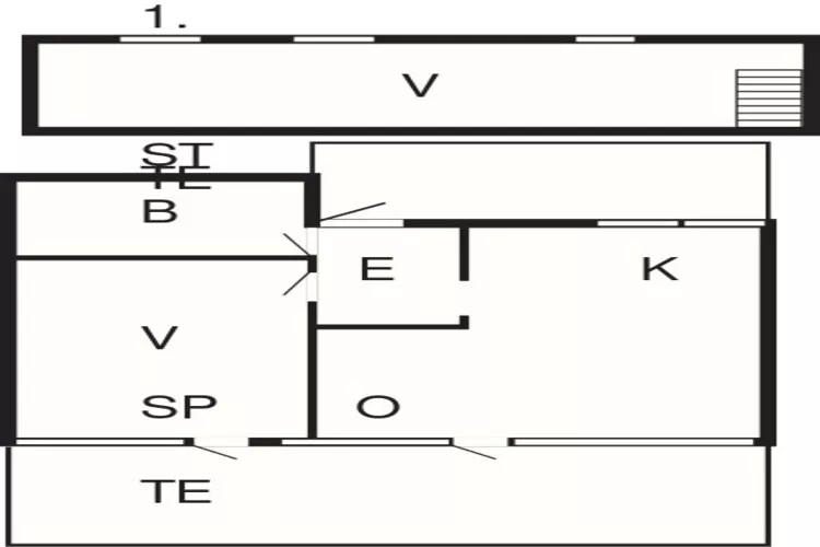 Moderne Oase in Marielyst-By Traum-Plattegrond