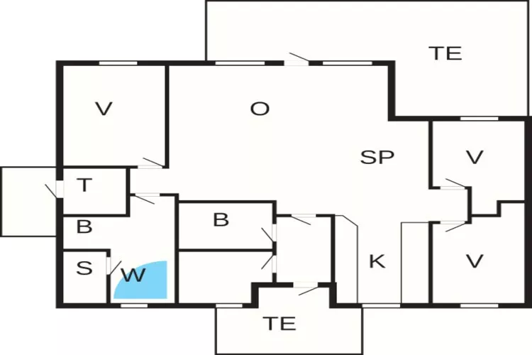 LØJT FERIECENTER-Plattegrond
