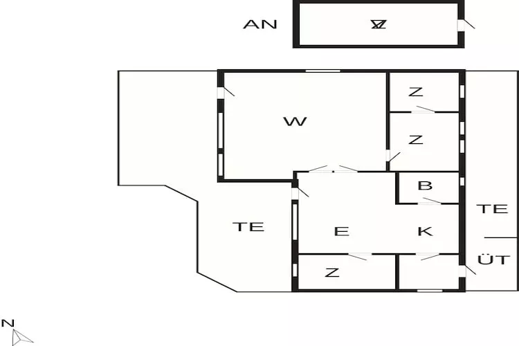 8 persoons vakantie huis in Løgstør-By Traum-Plattegrond