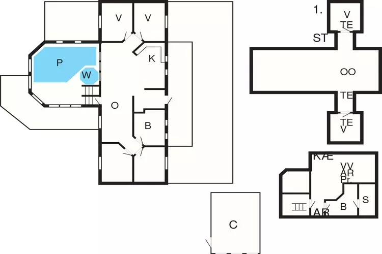 12 persoons vakantie huis in Hirtshals-By Traum-Plattegrond