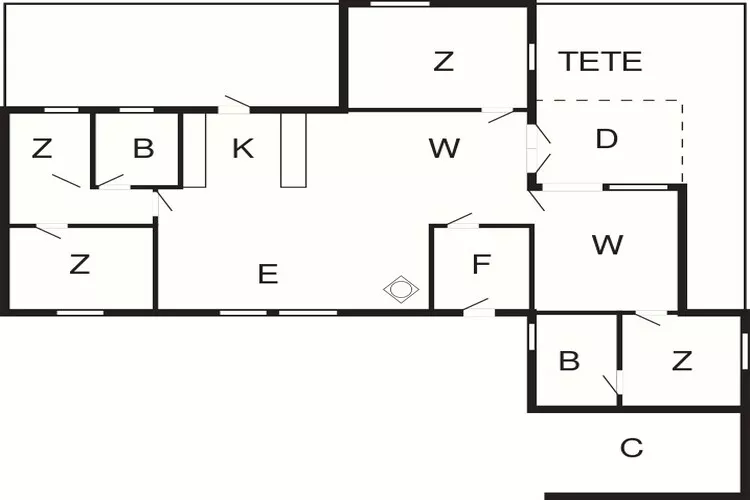 8 persoons vakantie huis in Væggerløse-By Traum-Plattegrond