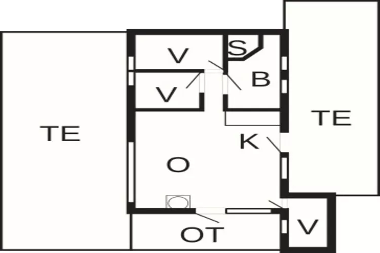 Gerestaureerd zomerhuis in Hejlsminde -- By Traum Ferienwohnungen-Plattegrond