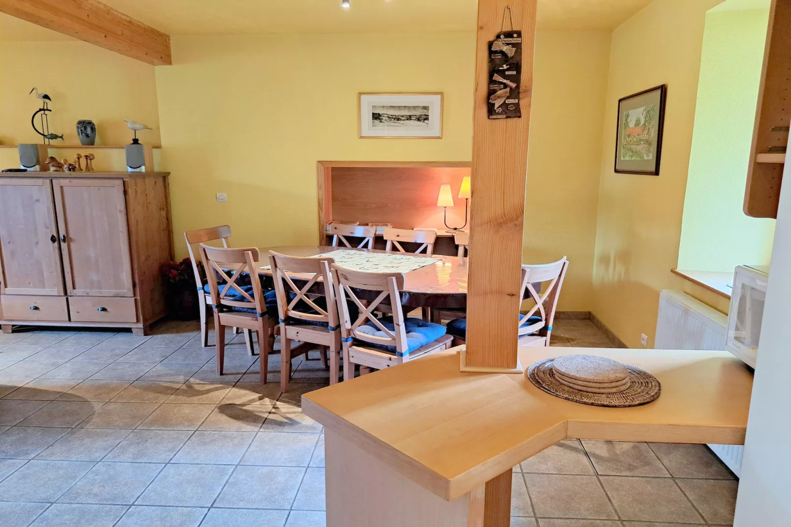 Holiday farm Kindwiller / Type B - Maison 90 qm-Eetkamer
