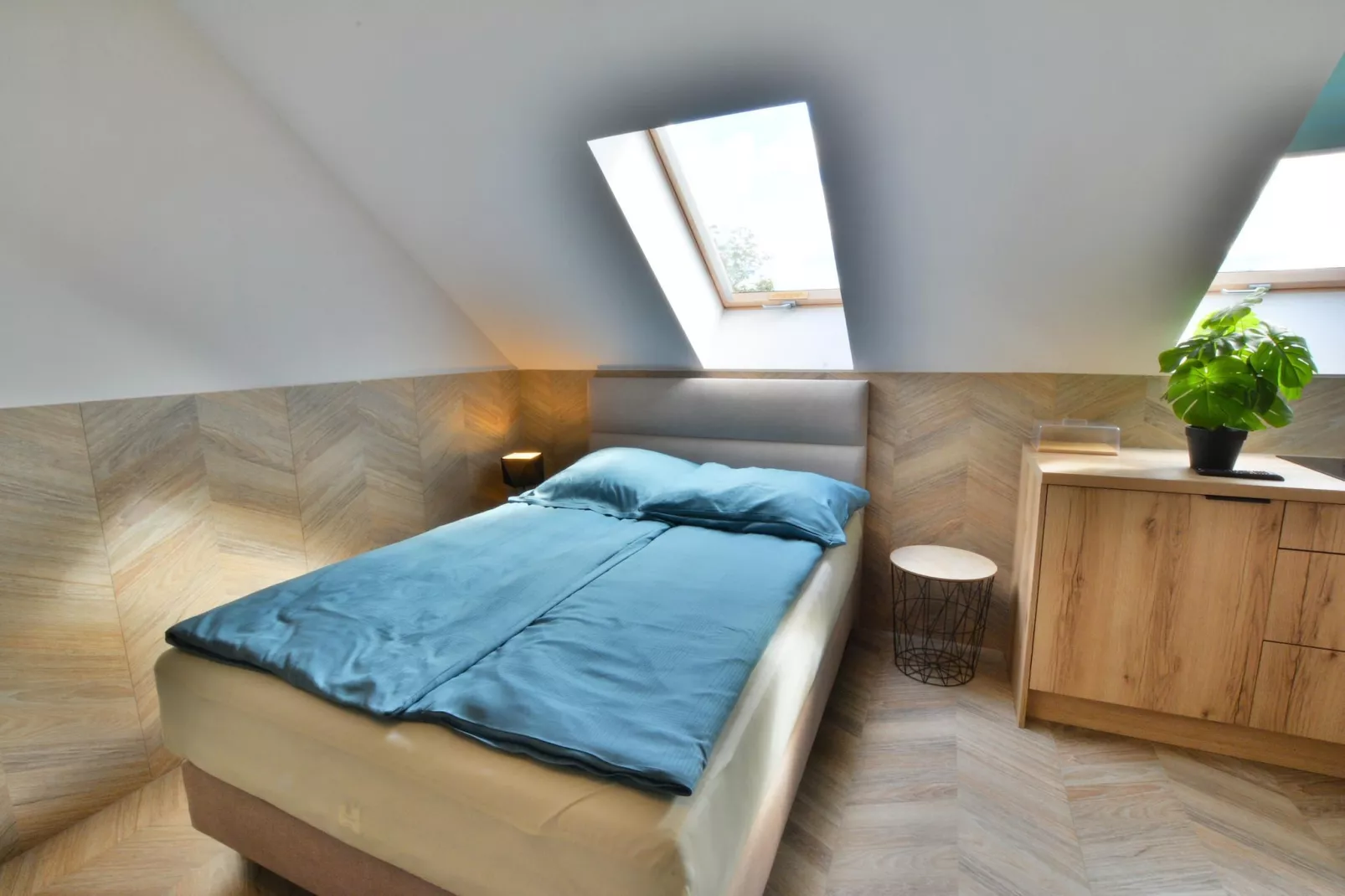 Apartament Nr 2 2-osobowy 20 m2 Ustronie Morskie-Slaapkamer